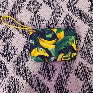 Banana Wristlet Bag